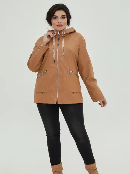 Вітровка All Posa гірчичний штучна шкіра