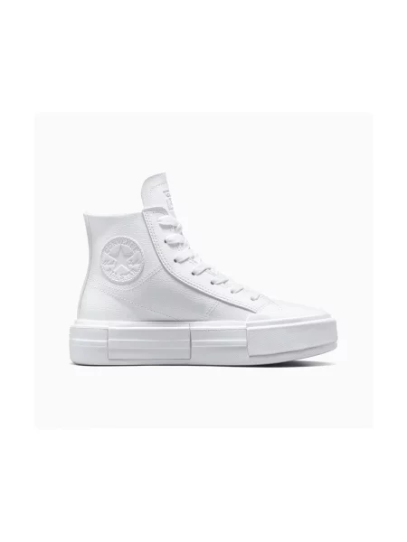 Členkové topánky Converse biela