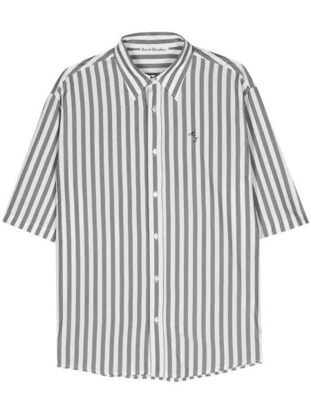 Cămașă Acne Studios cu broderie negru