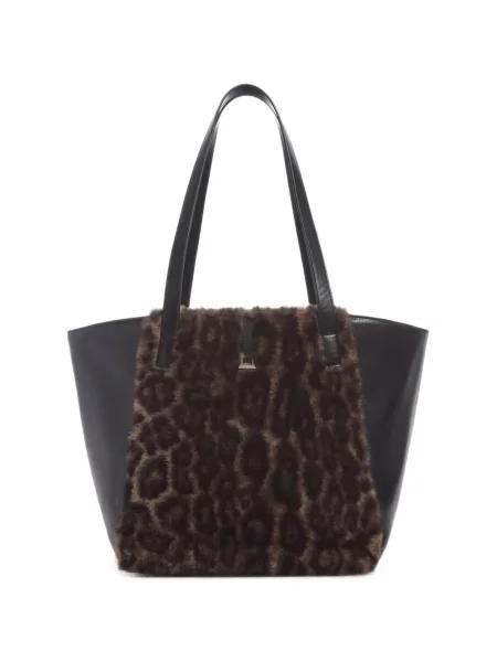 Geantă Apparis cu imagine cu model leopard negru