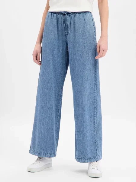 Noisy May spodnie jeansowe Enza Kobiety Jeansy marmurkowy S niebieski