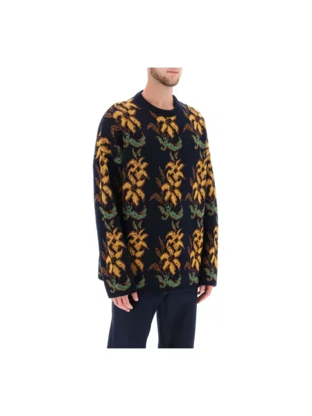 Sweter Etro wełniany z nadrukiem
