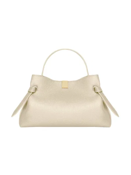 Yuzefi Torebki Kobieta ONE SIZE Skóra Torebka Gyoza Handle Bag beżowy