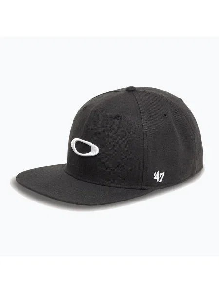 Férfi Oakley 47 Ellipse blackout/fehér baseball sapka. Méret: OS fehér