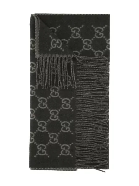 Шал Gucci с автограф зелено