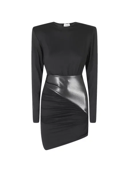 Rochie mini The Andamane cu volane negru