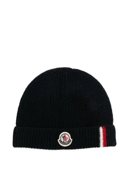 Czapka dziecięca Moncler Enfant niebieska