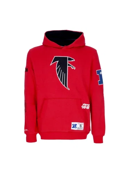 Bluza z kapturem Mitchell & Ness polarowa czerwona