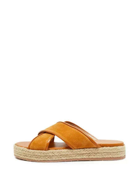 Espadrile Gianvito Rossi cu bretele maro