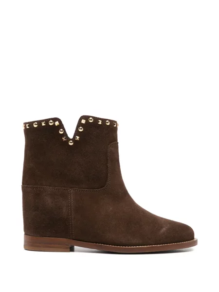 Боти Via Roma 15 с шипове кафяво