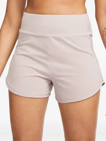 Baschet pantaloni scurți Nike cu talie înaltă cu decolteu în V albastru