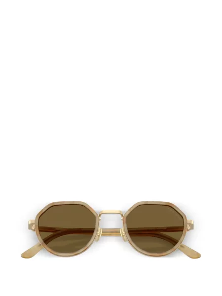 Ochelari de soare Giorgio Armani cu imprimeu geometric galben