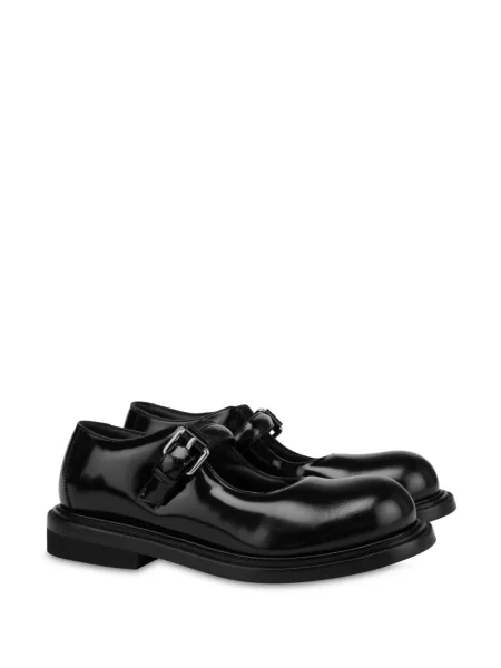 Pantofi loafer Moschino din piele negru