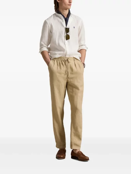Șosete Polo Ralph Lauren de in cu dungi cu autograf negru