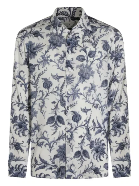 Cămașă Etro cu model floral alb