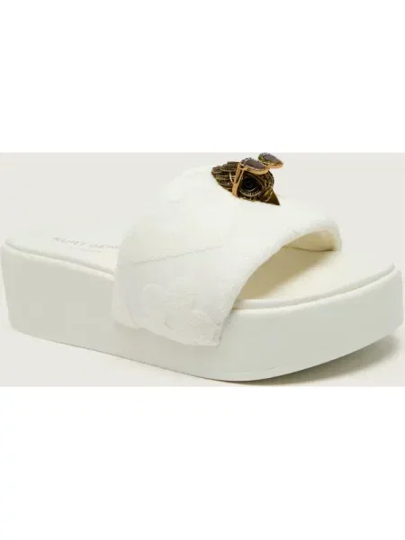 Kurt Geiger Șlapi MEENA EAGLE alb