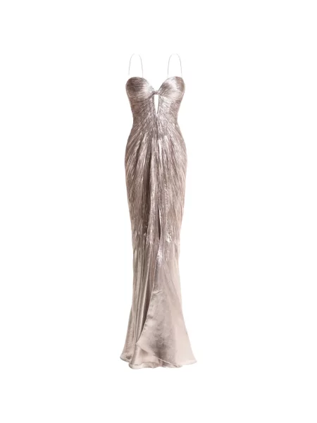 Rochie maxi Maria Lucia Hohan cu bretele roz