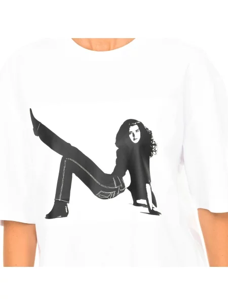 Tricou Calvin Klein Jeans alb