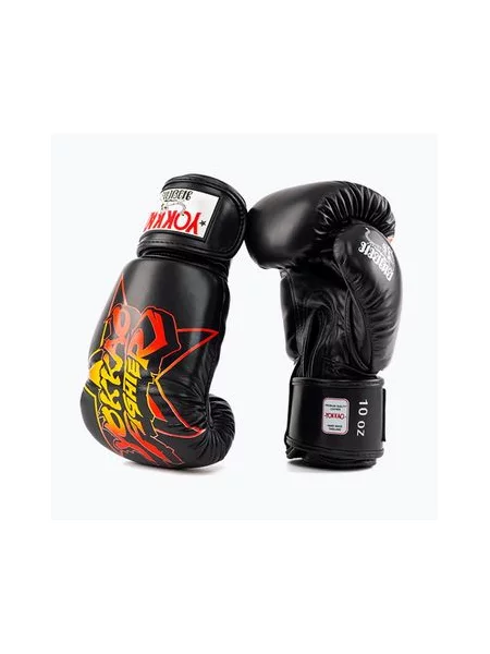 Рукавиці боксерські YOKKAO Fighter KO black чорні