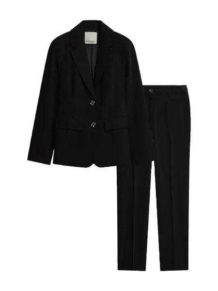 Bonprix Costum cu pantaloni negru
