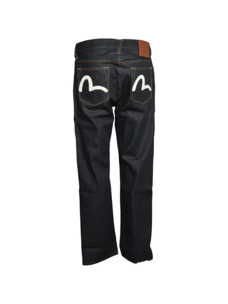 Blugi Evisu cu imagine albastru