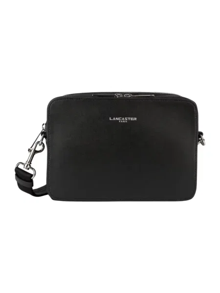 Torebka crossbody Lancaster skórzana czarna