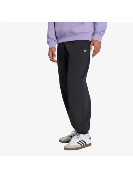 Pantaloni de trening adidas Trefoil Essentials Loose Fleece Pants Black M negru