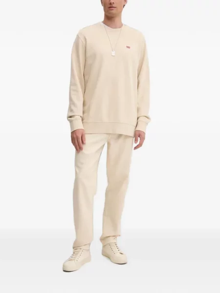 Scurt pantaloni scurți Levi's® cu broderie cu dungi alb