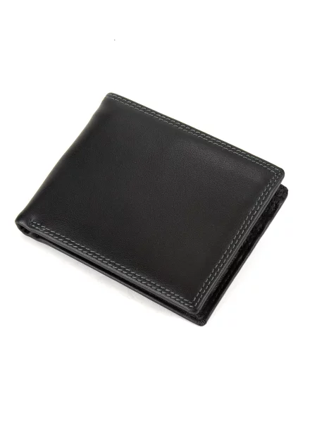 RoyalBag Портмоне Шкіра чорний