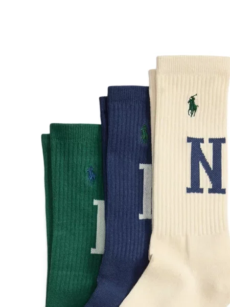 Șosete Polo Ralph Lauren cu 5 buzunare cu broderie tricotate albastru
