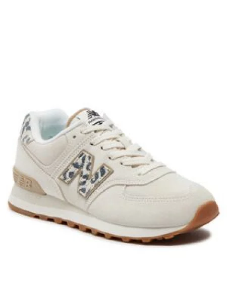 New balance Tenisky tmavě béžová / černá bílá