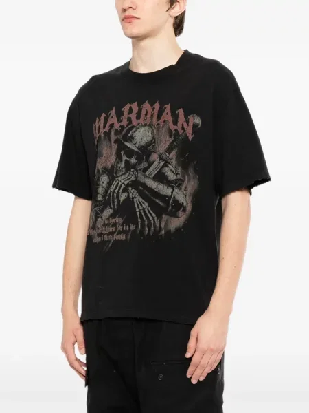 Tricou Warman cu imagine negru