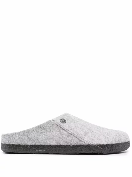 Pantofi loafer Birkenstock din fetru gri
