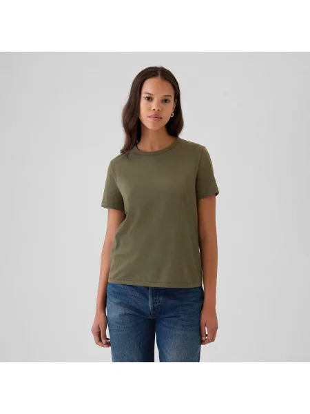 Ретро тениска Gap каки
