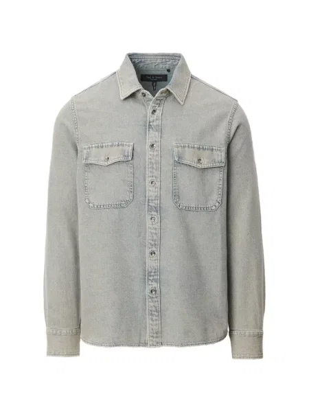 Cămașă de blugi Rag & Bone albastru