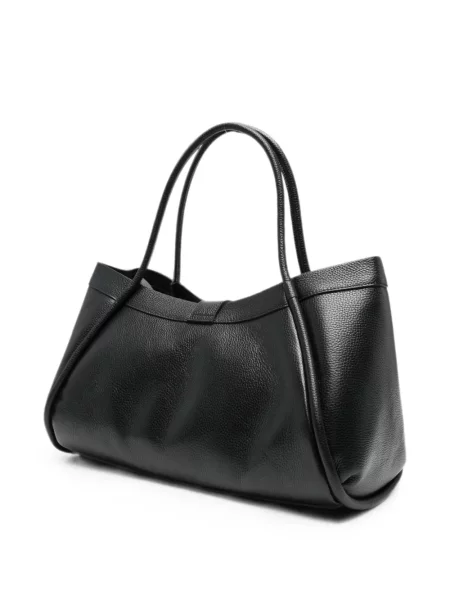 Geantă shopper Adrianna Feretti din piele negru