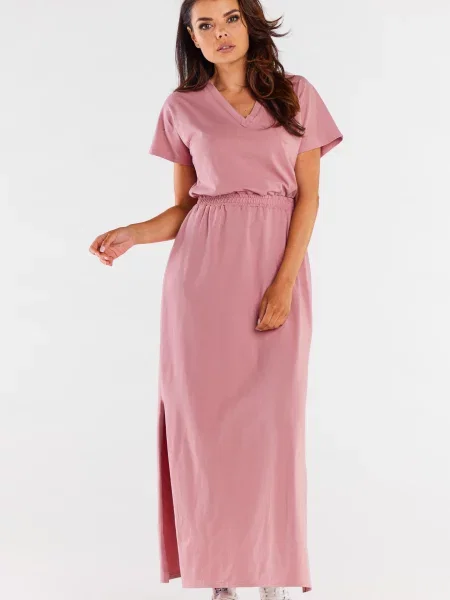Sukienka maxi Infinite You różowa
