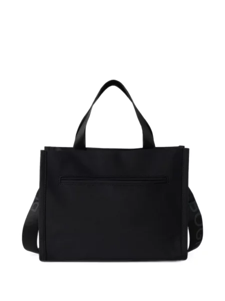 Geantă shopper Bogner cu bretele cu autograf negru