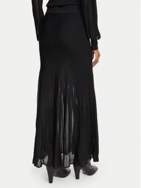 Fracomina Maxi krilo Flare Fit črna