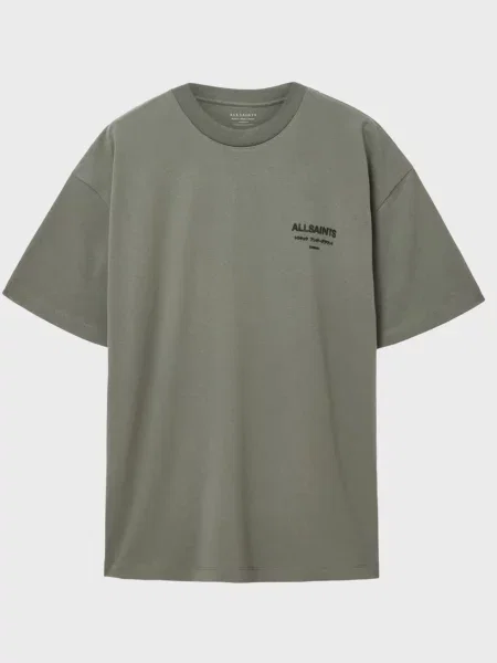 Футболка Allsaints оливкова