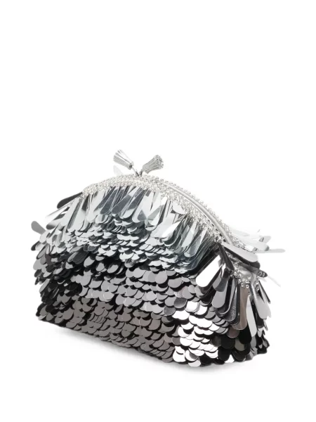 Geantă plic Anya Hindmarch cu paiete negru