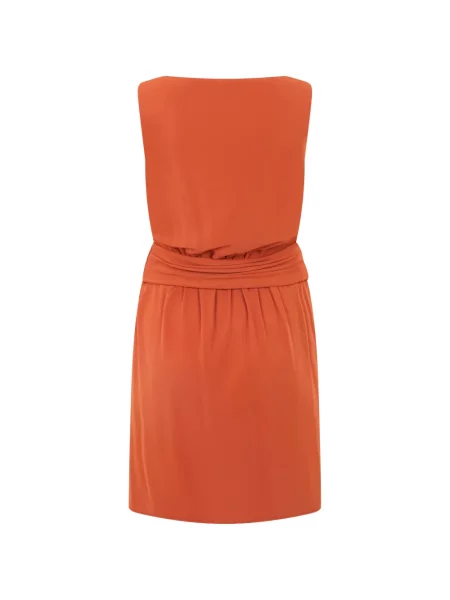 Rochie mini Alberta Ferretti portocaliu
