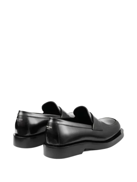 Pantofi loafer Jimmy Choo din piele negru