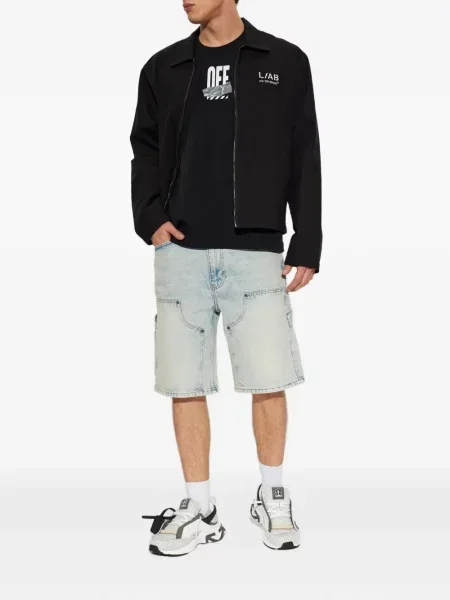 Geacă L/ab C/o Off-white cu imagine alb