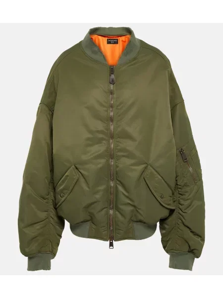 Kurtka bomber Balenciaga zielony