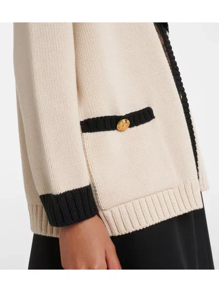 Cardigan Valentino cu funde alb