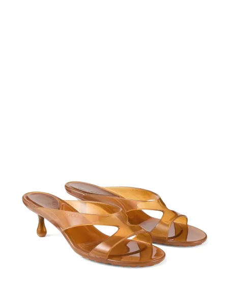 Papuci tip mules Jimmy Choo portocaliu