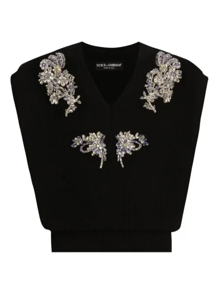 Vestă Dolce & Gabbana tricotate negru