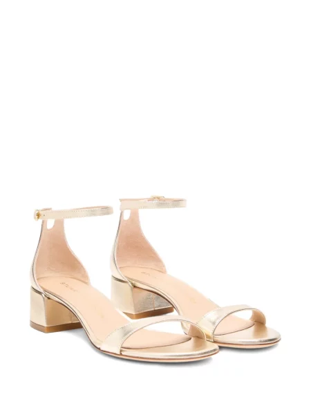 Sandale Stuart Weitzman din piele auriu