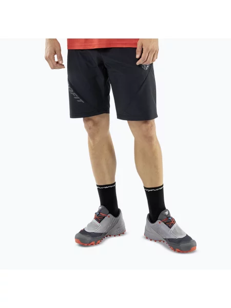 Pantaloni scurți de trekking pentru bărbați DYNAFIT Transalper Light Dynastretch black negru